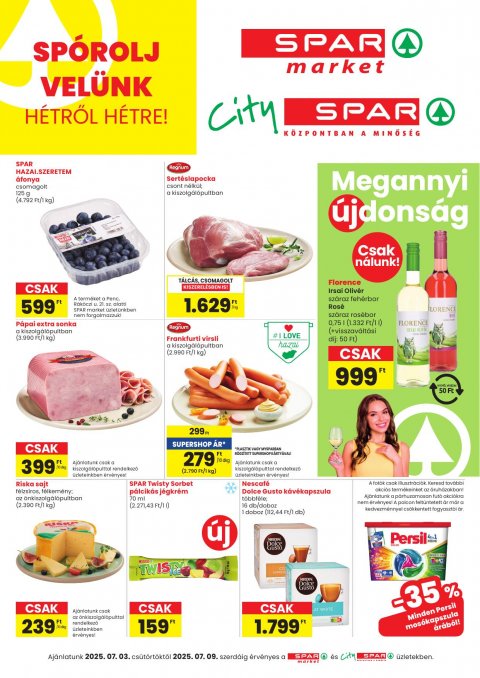 SPAR Market és City Spar akciós újság