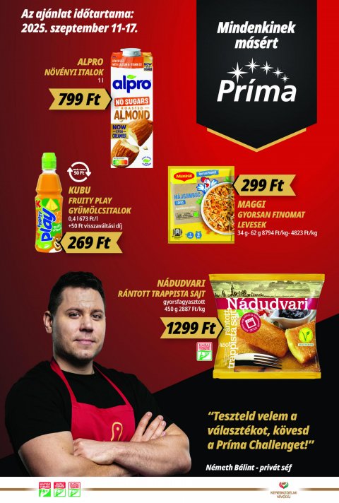 CBA Príma akciós újság