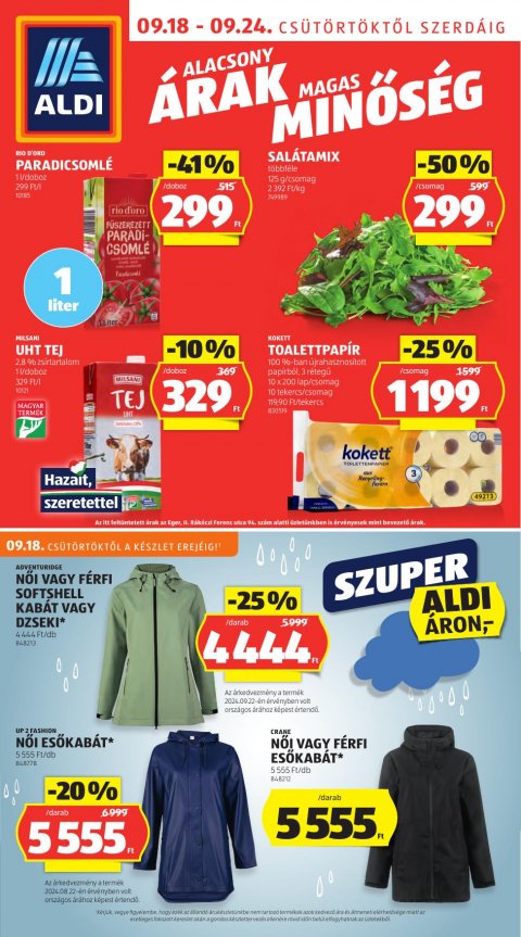 ALDI akciós újság