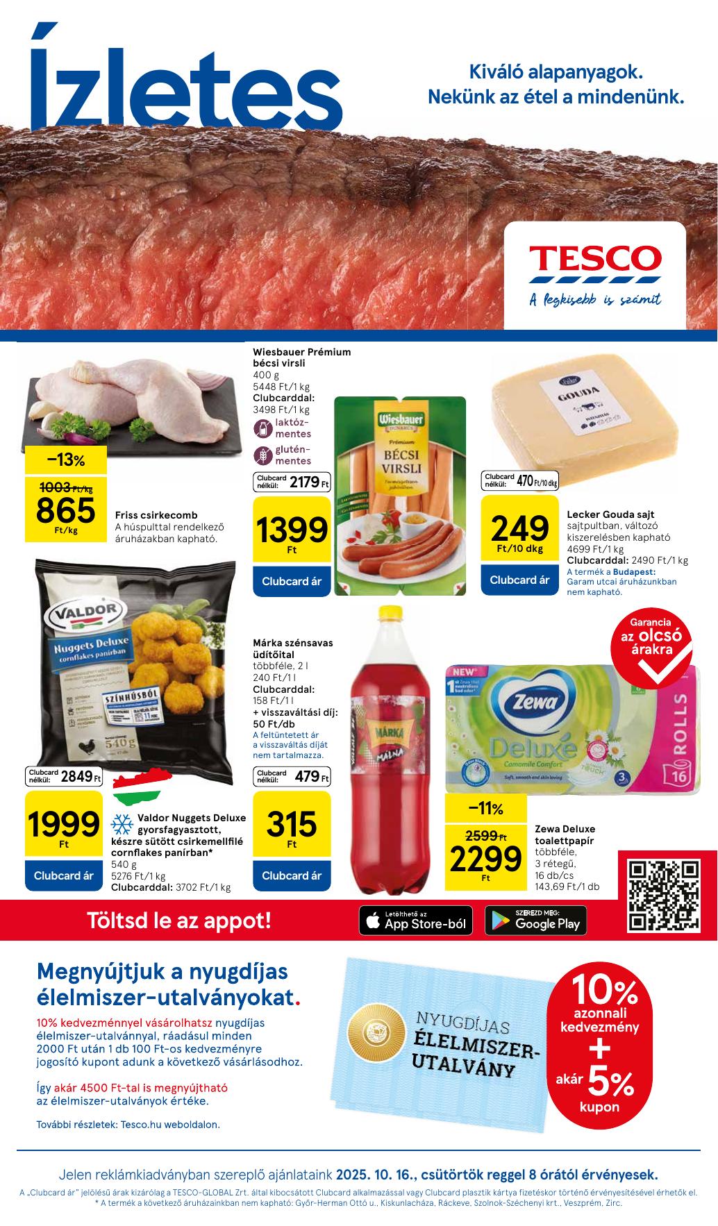 TESCO Szupermarket akciós újság