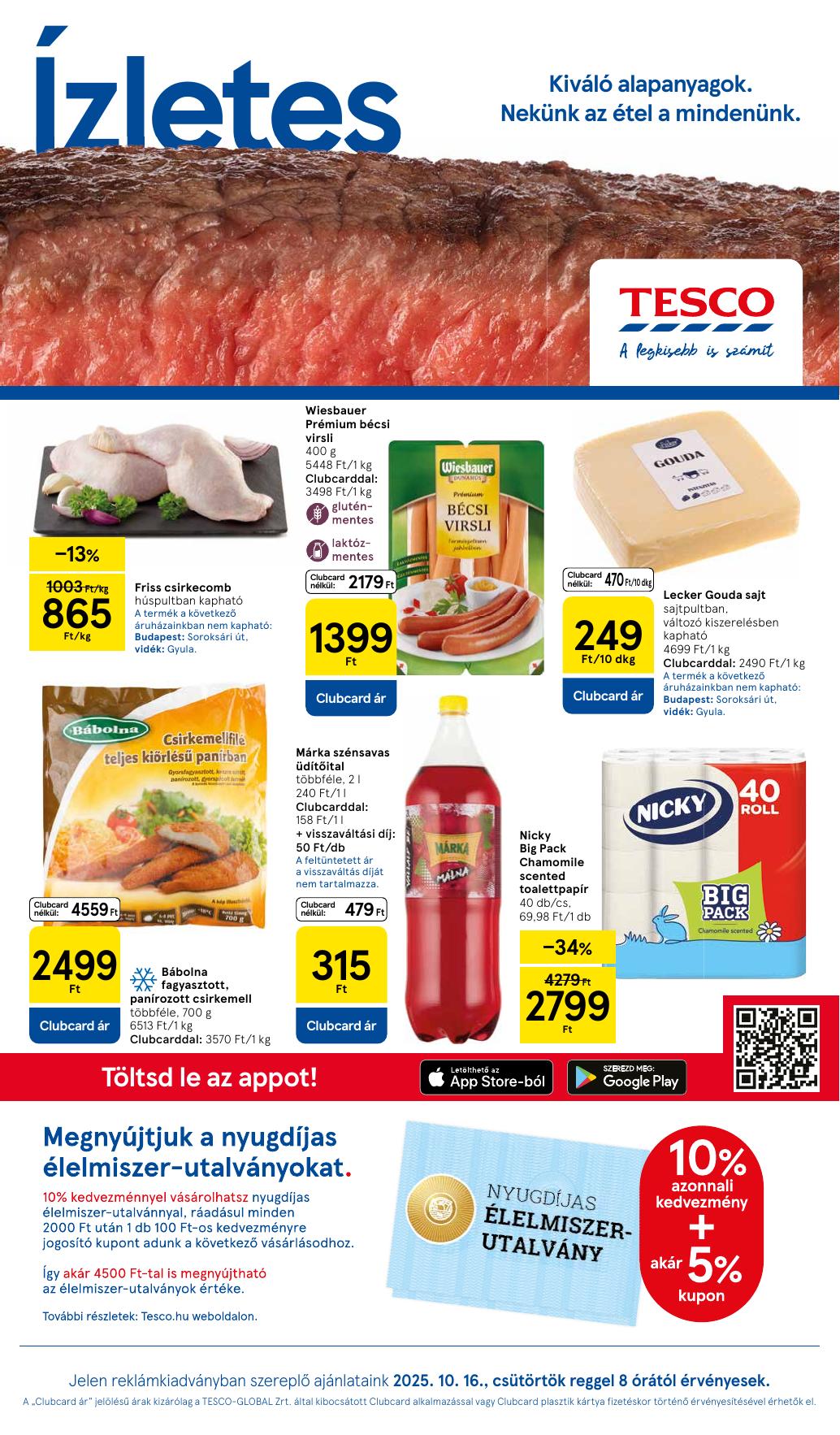 TESCO Hipermarket akciós újság