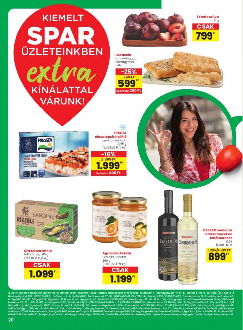 SPAR Extra akciós újság