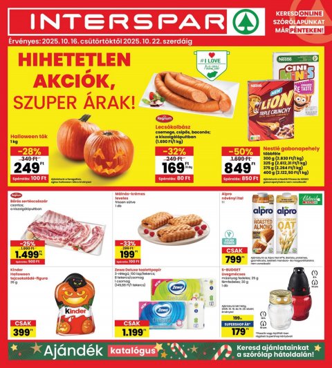 INTERSPAR akciós újság