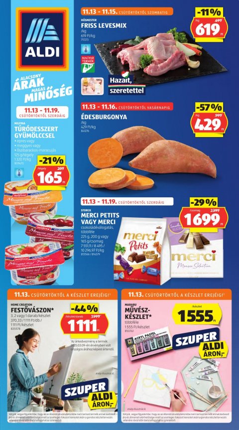 ALDI akciós újság