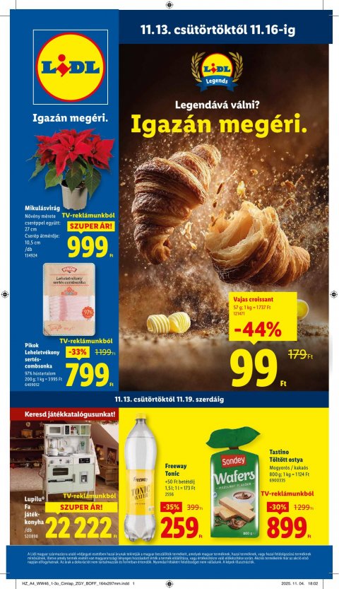 LIDL akciós újság