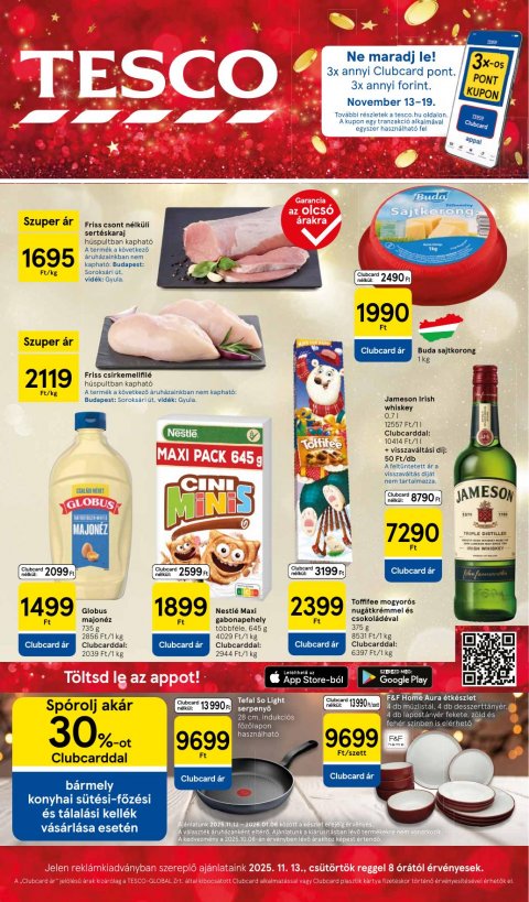 TESCO Hipermarket akciós újság