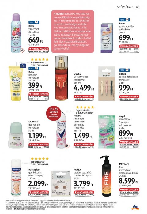 DM DROGERIE MARKT Április