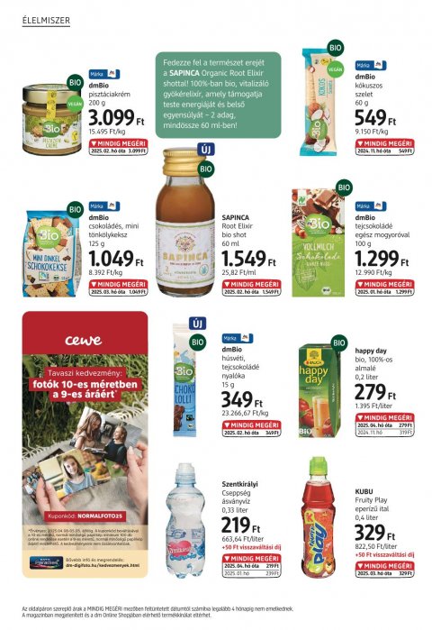 DM DROGERIE MARKT Április