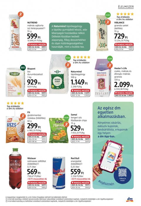 DM DROGERIE MARKT Április