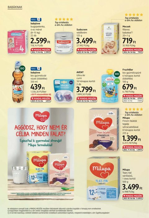 DM DROGERIE MARKT Április