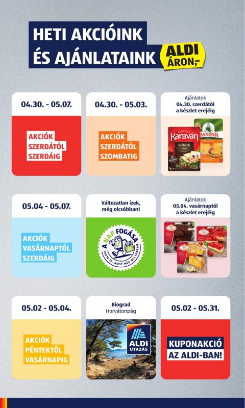 ALDI akciós újság