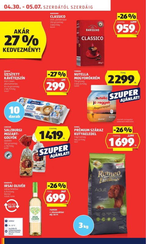 ALDI akciós újság