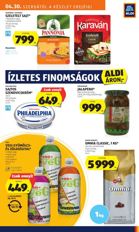 ALDI akciós újság