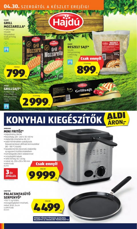 ALDI akciós újság