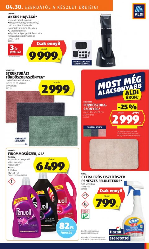 ALDI akciós újság