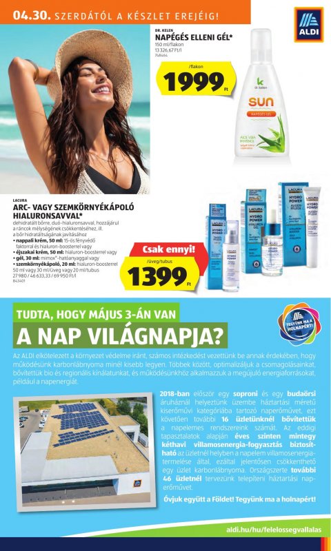 ALDI akciós újság