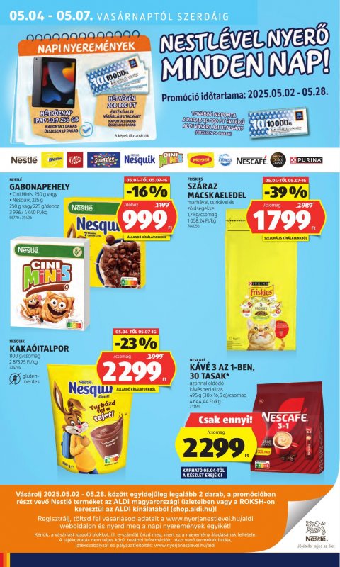 ALDI akciós újság