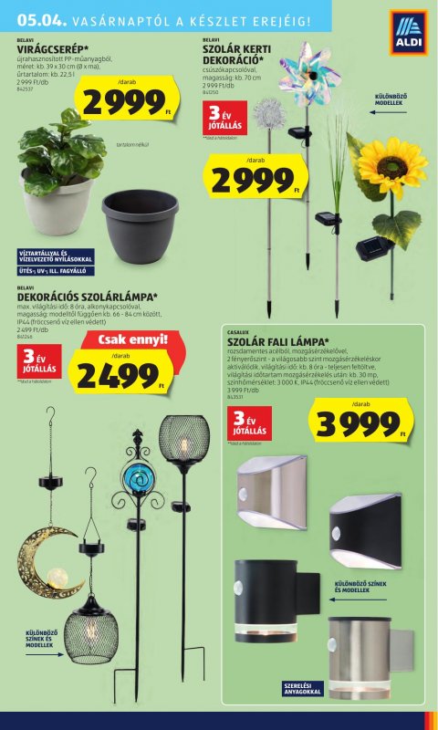 ALDI akciós újság
