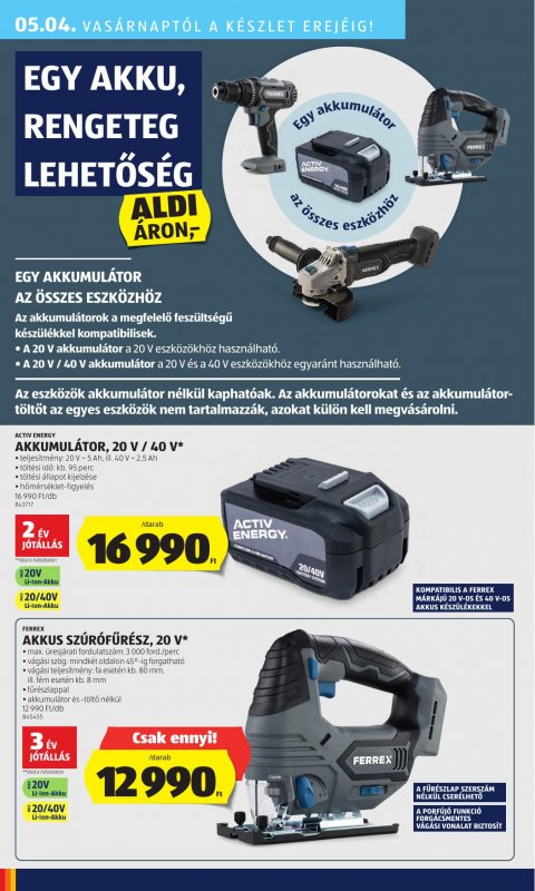 ALDI akciós újság