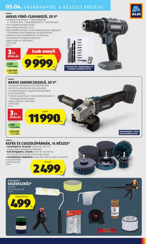 ALDI akciós újság