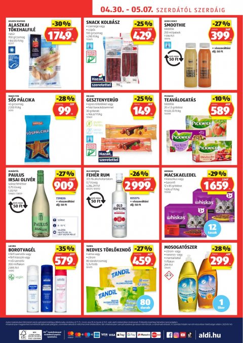 ALDI Békéscsaba Extra akciós újság