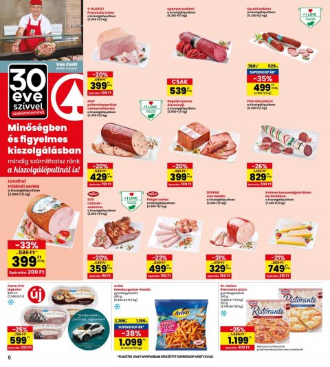 INTERSPAR akciós újság
