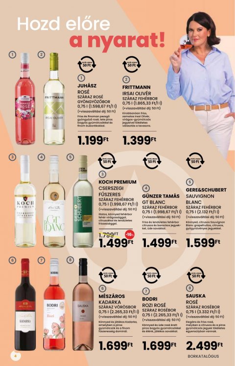 SPAR Bor tavasz katalógus akciós újság