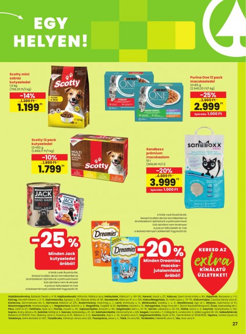SPAR Extra akciós újság
