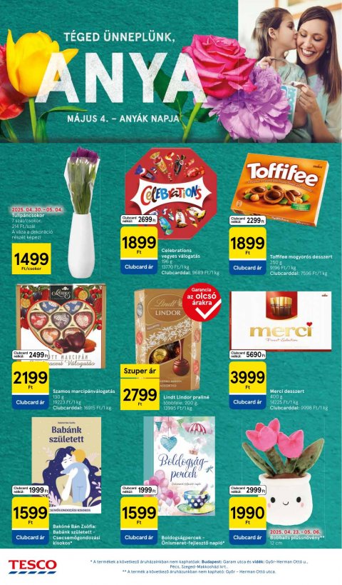 TESCO Szupermarket akciós újság