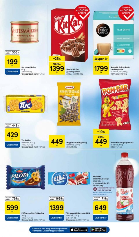 TESCO Szupermarket akciós újság