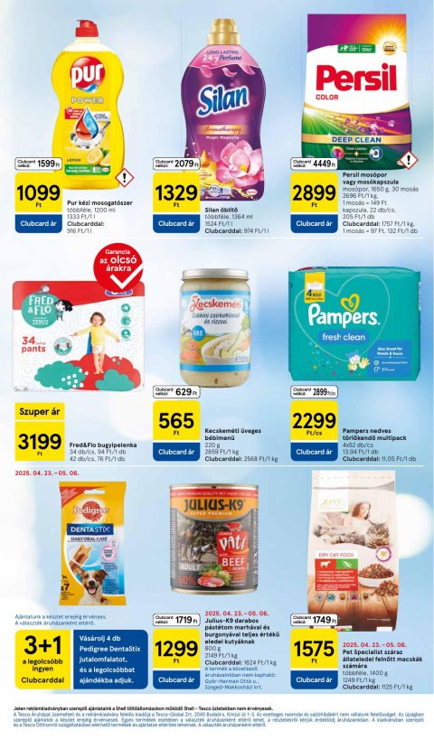TESCO Szupermarket akciós újság