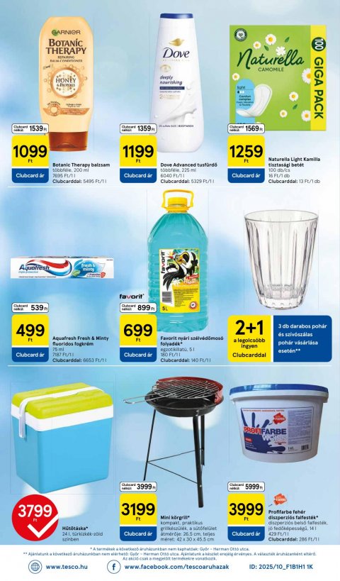 TESCO Szupermarket akciós újság