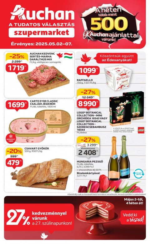 AUCHAN Szupermarket akciós újság