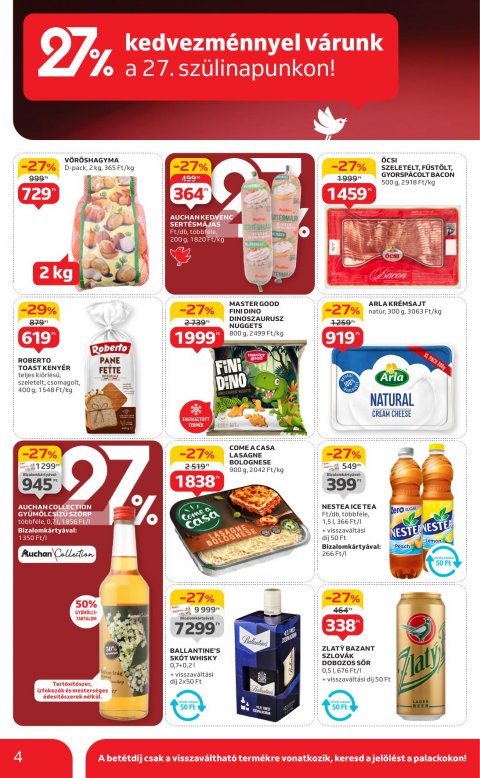 AUCHAN Szupermarket akciós újság