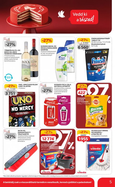 AUCHAN Szupermarket akciós újság