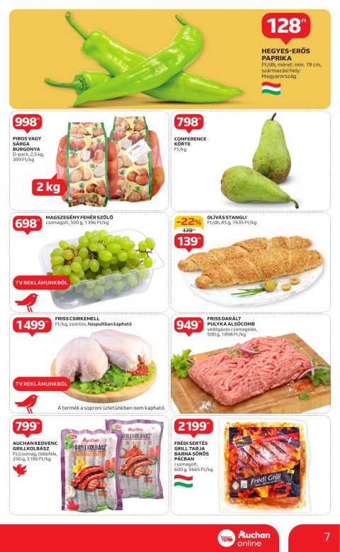 AUCHAN Szupermarket akciós újság