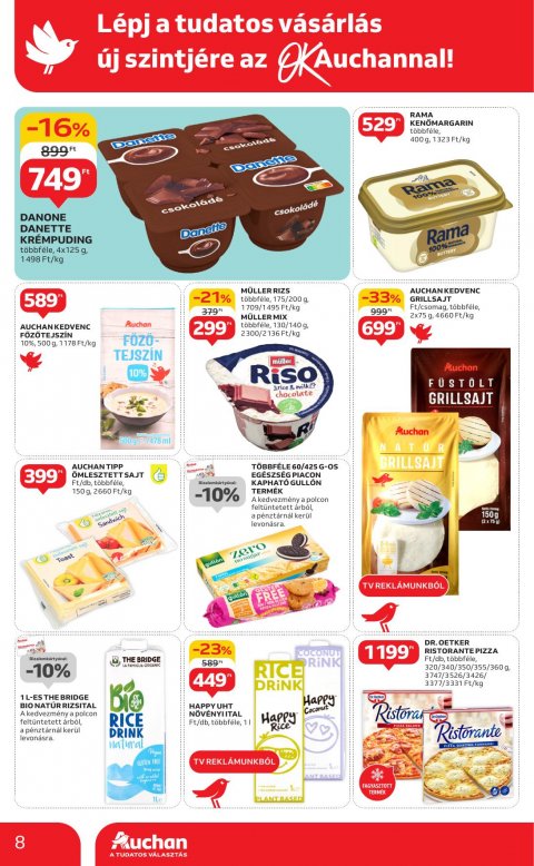 AUCHAN Szupermarket akciós újság