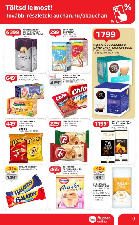AUCHAN Szupermarket akciós újság