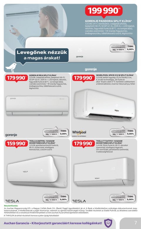 AUCHAN Hipermarket Beépíthető gépeink akciós újság