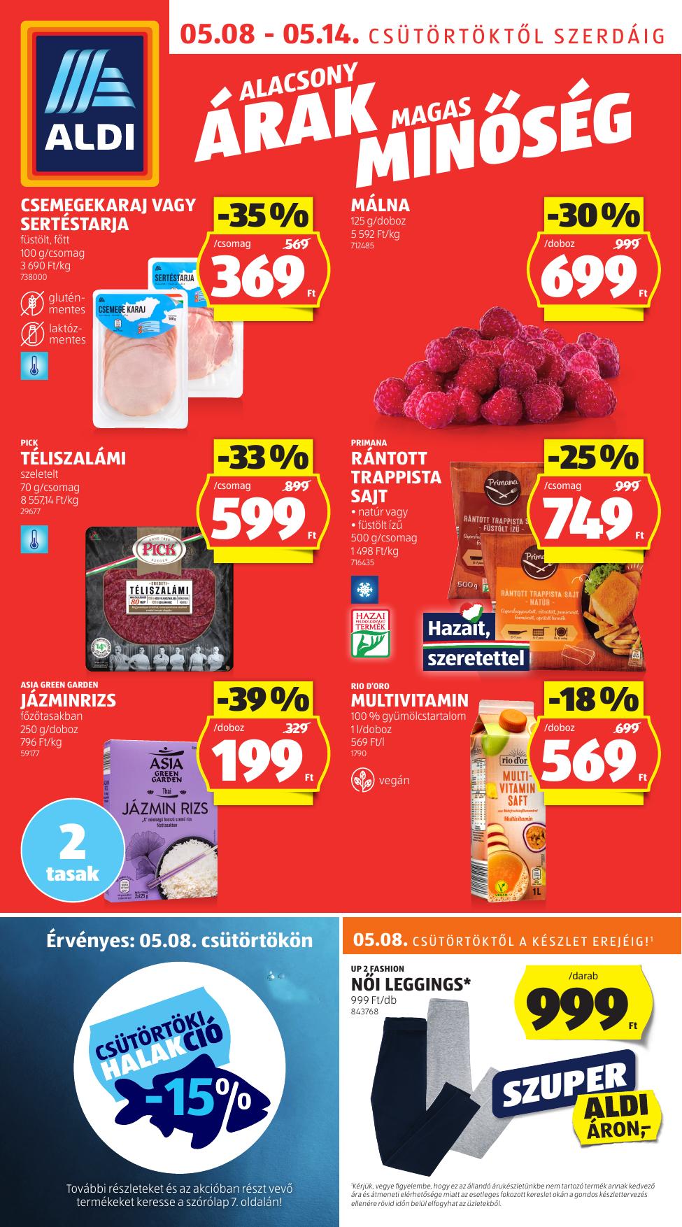ALDI akciós újság od 8. 5. 2025 do 14. 5. 2025