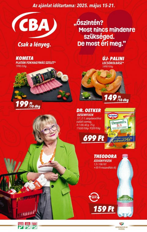 CBA akciós újság