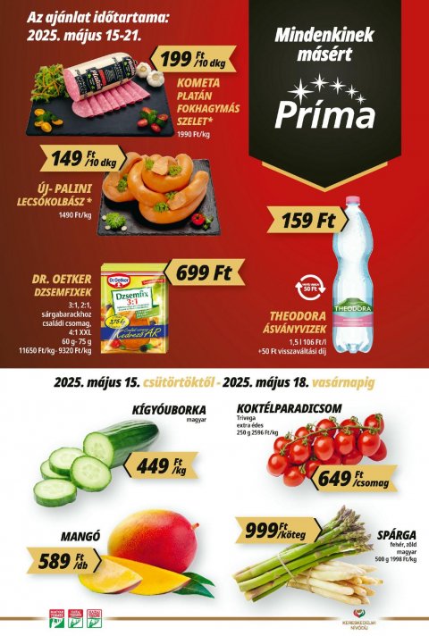 CBA Príma akciós újság