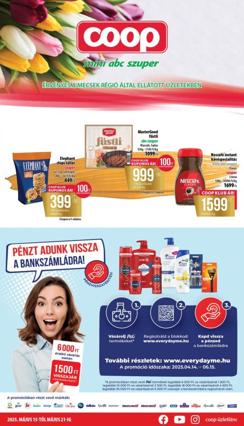 COOP Mecsek akciós újság od 14. 5. 2025 do 21. 5. 2025