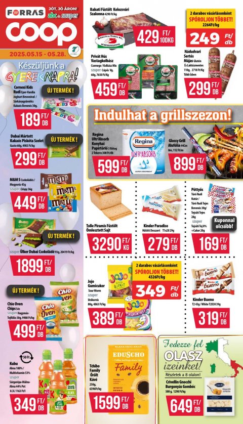 COOP Hétforrás akciós újság od 14. 5. 2025 do 28. 5. 2025