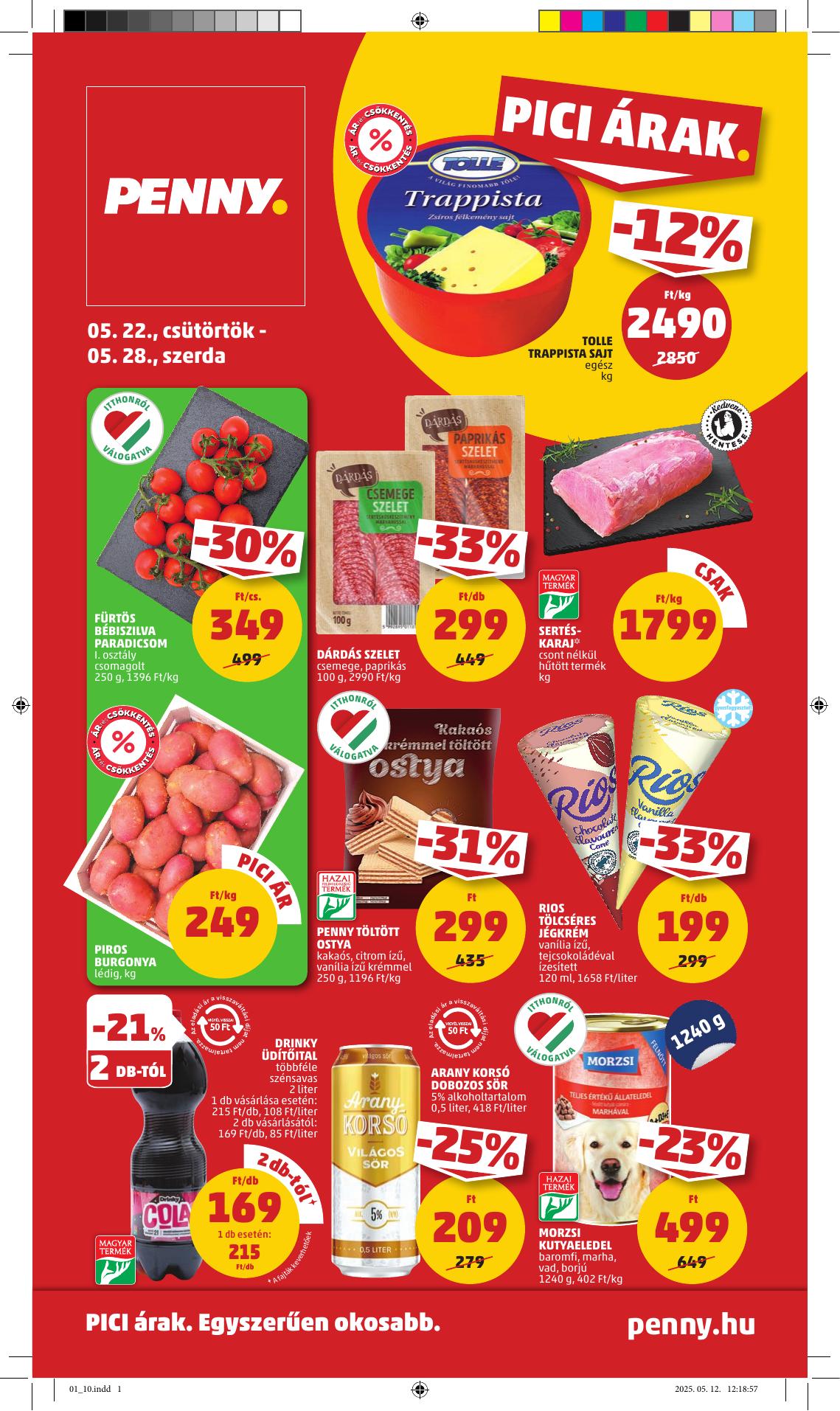 PENNY akciós újság od 22. 5. 2025 do 28. 5. 2025