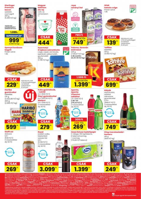 SPAR Market akciós újság