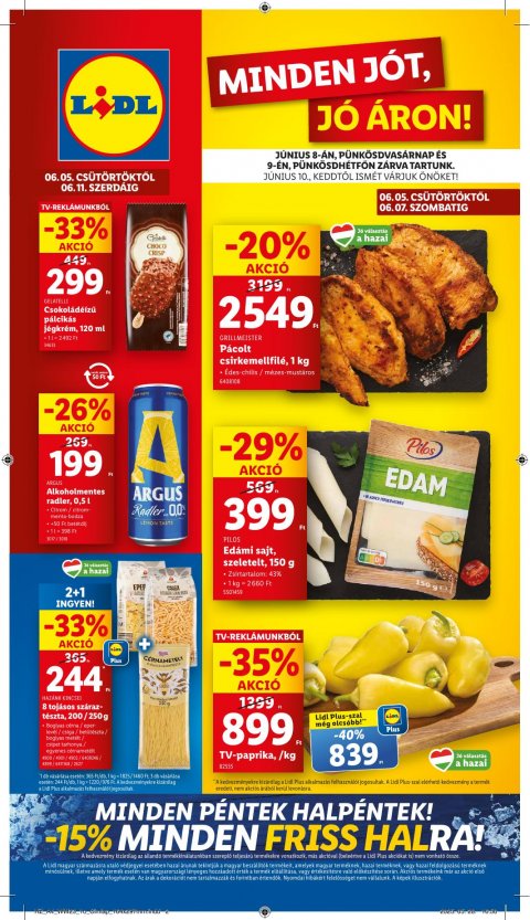 LIDL akciós újság od 5. 6. 2025 do 11. 6. 2025