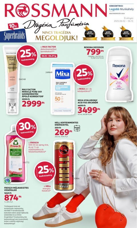 ROSSMANN akciós újság od 2. 6. 2025 do 13. 6. 2025