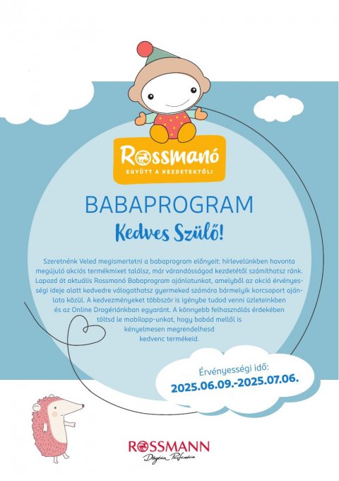 ROSSMANNÓ akciós újság od 9. 6. 2025 do 6. 7. 2025