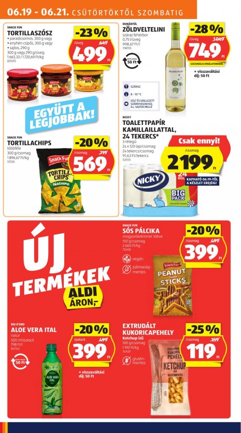 ALDI akciós újság